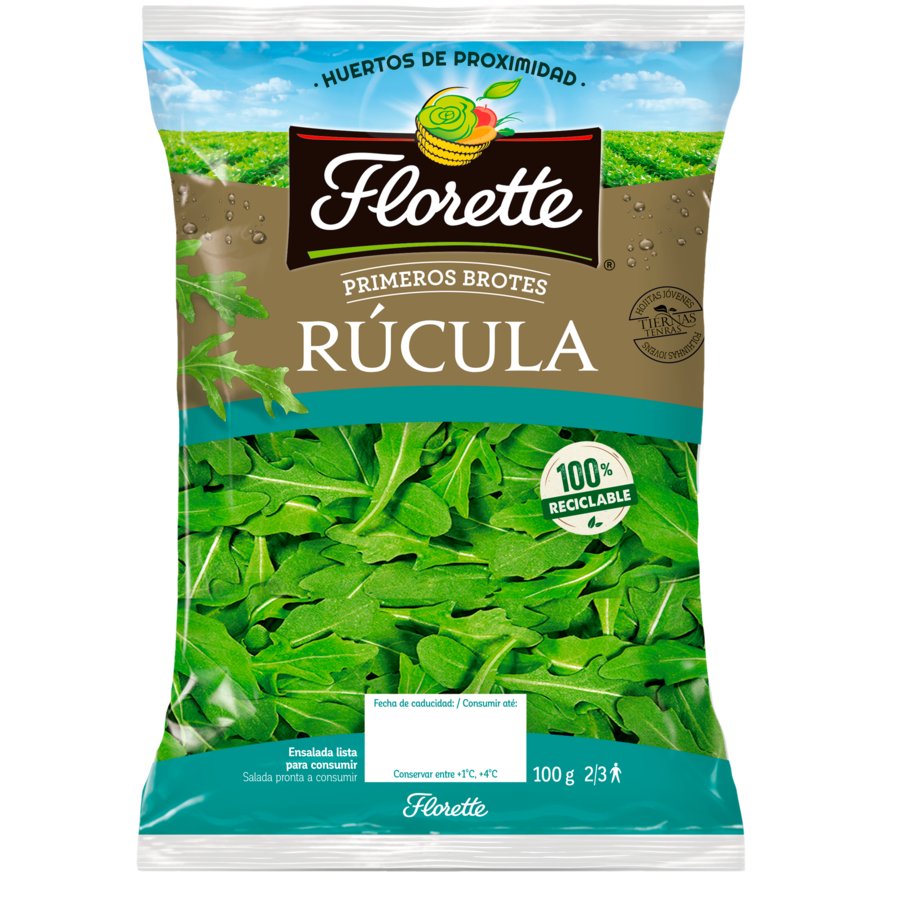 Brotes rúcula FLORETTE bolsa 100 g
