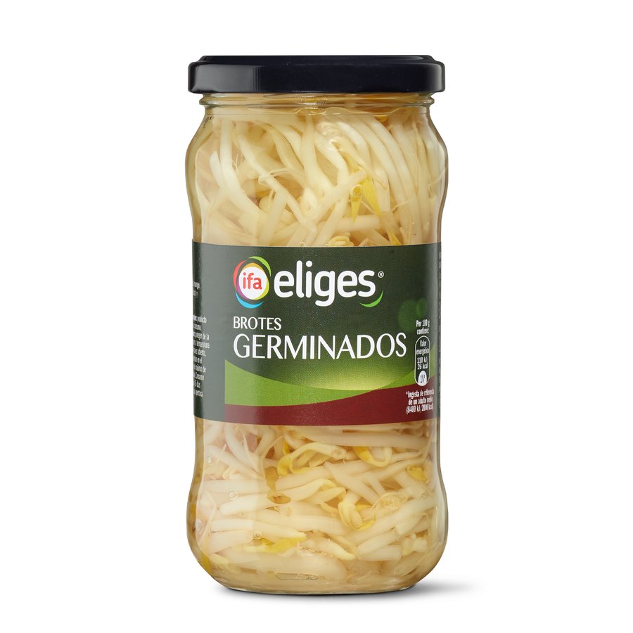 Brotes germinados de soja verde IFA ELIGES frasco 180 g pne.