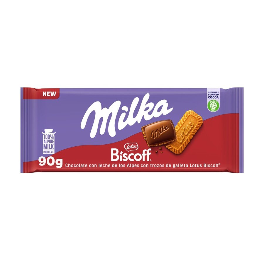 Chocolate MILKA Lotus Biscoff 90 g