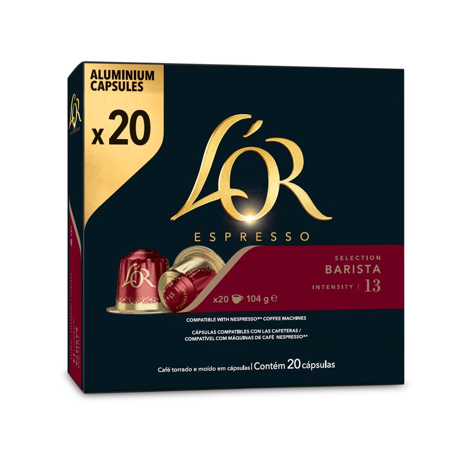 Café cápsulas L'OR Espresso barista 20 unidades 104 g