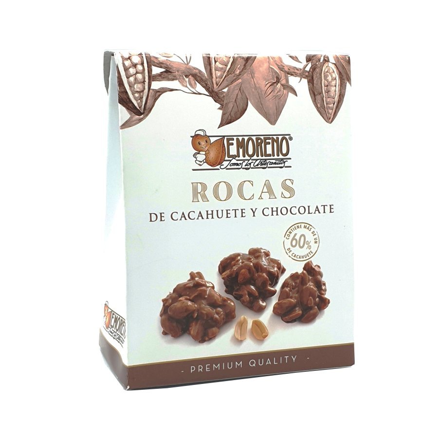 Rocas cacahuete y chocolate E.MORENO 120 g