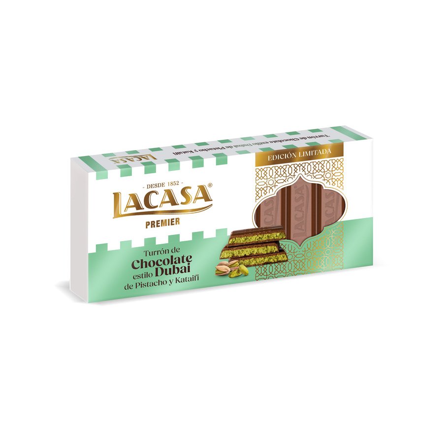 Turrón chocolate dubai LACASA 225 g