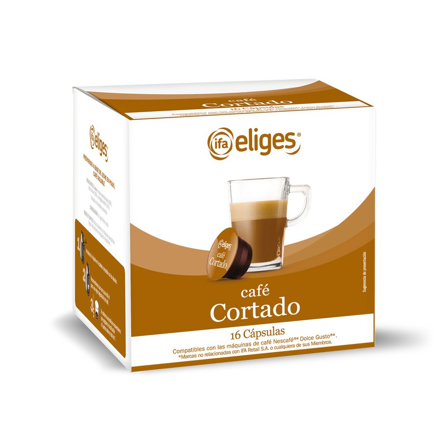 Café cápsulas IFA ELIGES Cortado 16 unidades