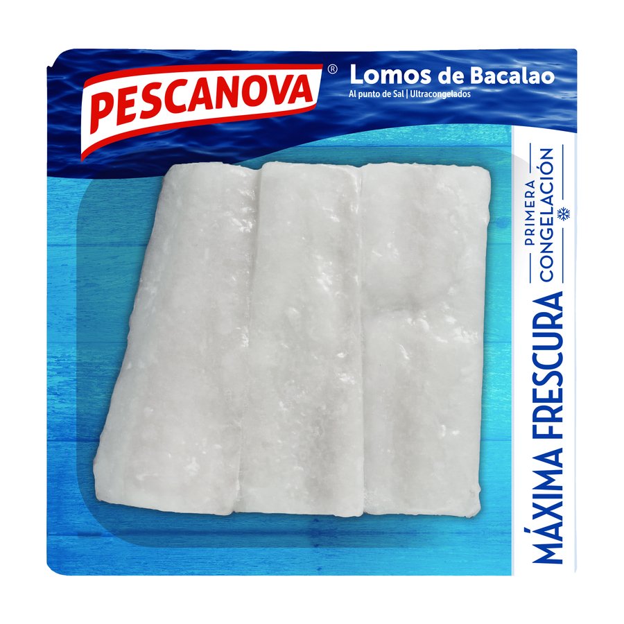 Lomos de bacalao congelado PESCANOVA en su punto de sal 300 g