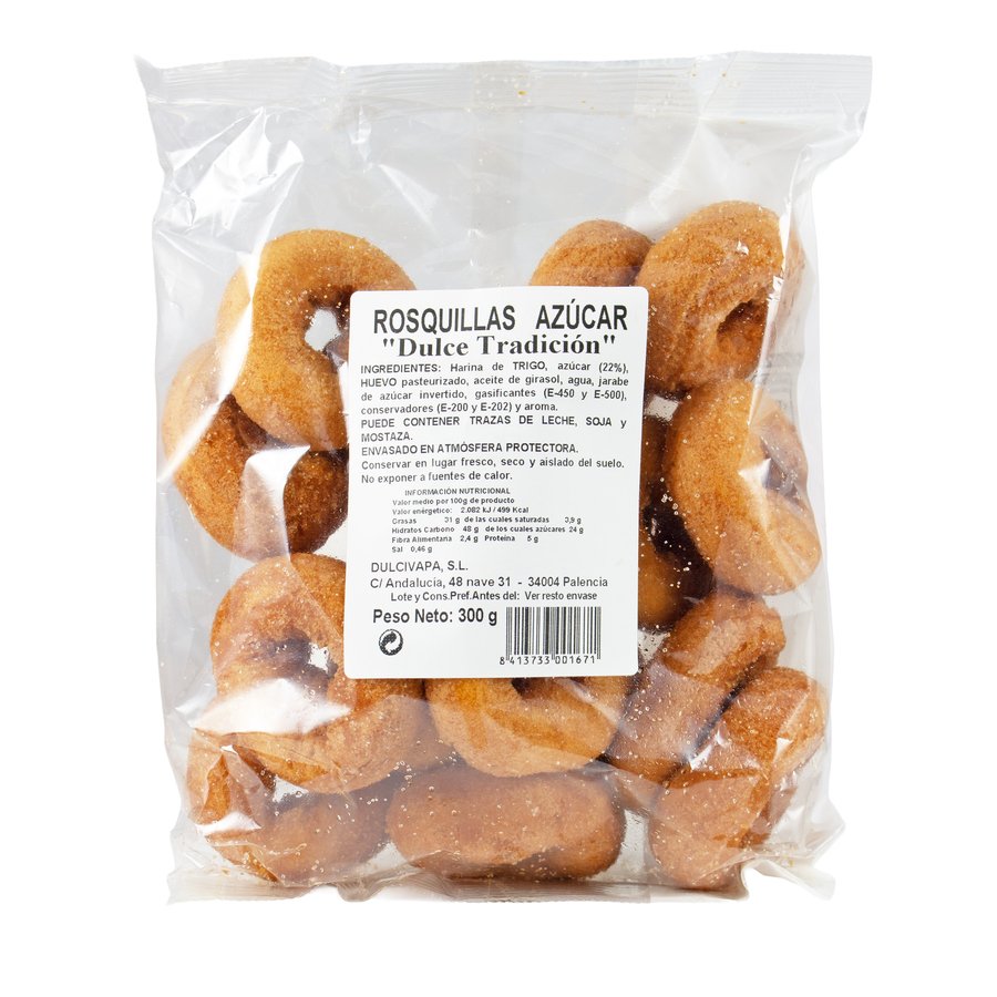 Rosquillas fritas DULCIVAPA 300 g