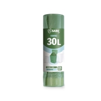 Bolsa lixo 30 l verde autopeche 55X60 IFA SABE 15 unidades