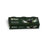 Oliva negra IFA ELIGES sen carabuña lata 3x50 g pne.