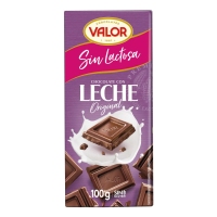 Chocolate con leche VALOR sin lactosa tableta 100 g