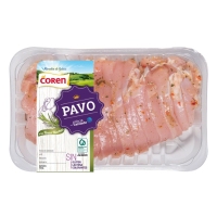 Medallones pavo finas hierbas COREN bandeja kilo