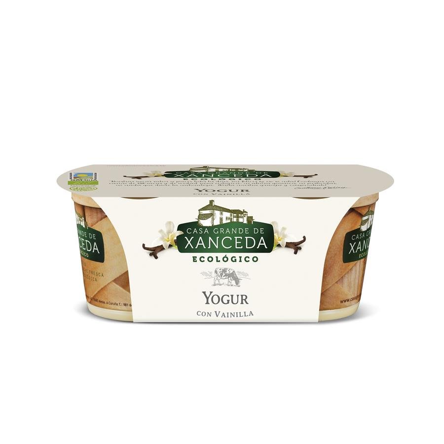 Yogur XANCEDA ecológico vainilla 2x125 g