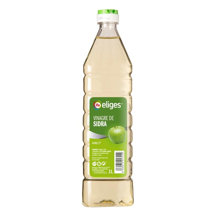 Vinagre de sidra IFA ELIGES de manzana pet 1 l