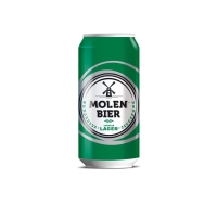 Cerveza rubia MOLEN-BIER lata 50 cl