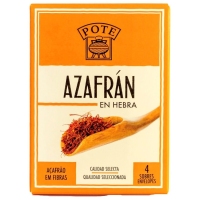 Azafrán hebra POTE estuche 4 sobres
