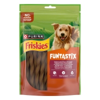 Snack perro FRISKIES Funtastix bacon/queso 175 g