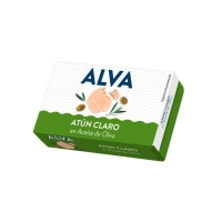 Atún claro en aceite de oliva ALVA 111 g pn.