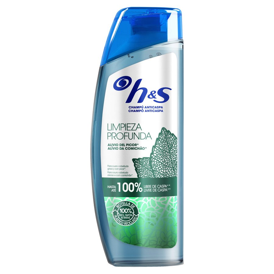 Champú H&S anticaspa limpieza profunda alivio picor 300 ml