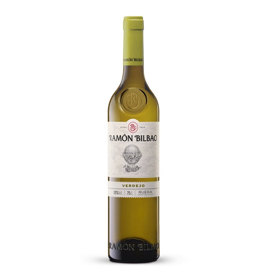 Vino blanco D.O.Rueda RAMON BILBAO verdejo botella 75 cl
