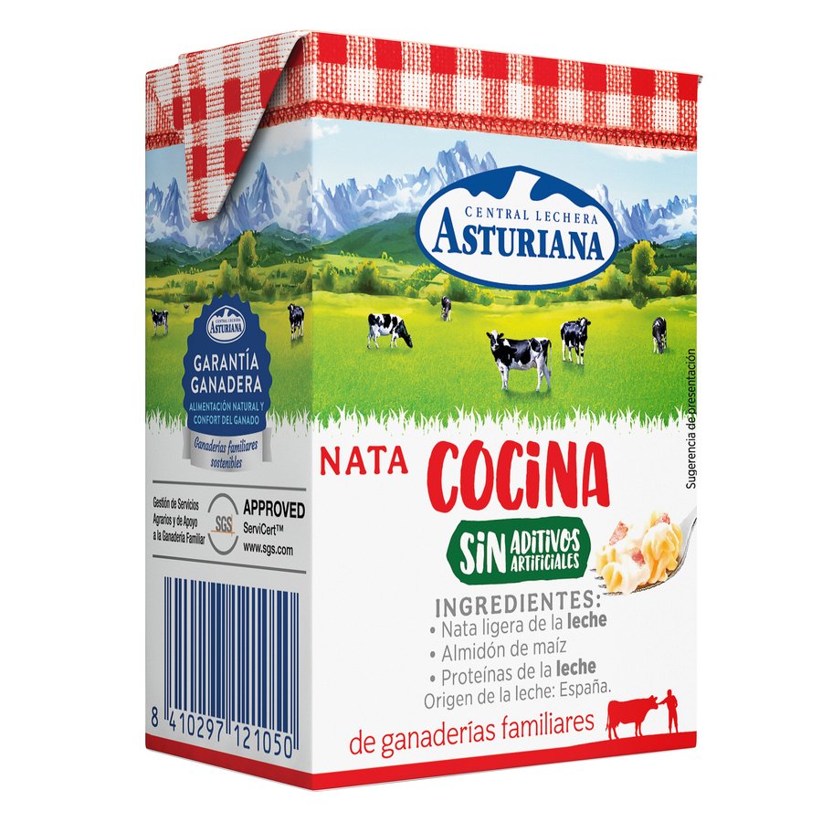 Imagen de Nata para cocinar C.L.ASTURIANA 200 ml