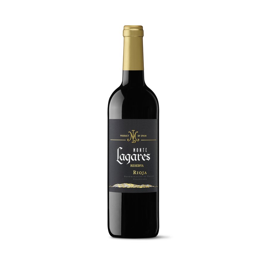 Vino tinto D.O.Ca.Rioja MONTE LAGARES Reserva botella 75 cl