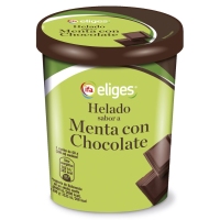 Helado menta chocolate IFA ELIGES tarrina 340 g
