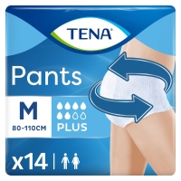 Braga pañal adulto unisex TENA pants talla M pack 14 unidades