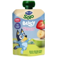 Alimento infantil HERO SOLO plátano fresa manzana pouch 100 g