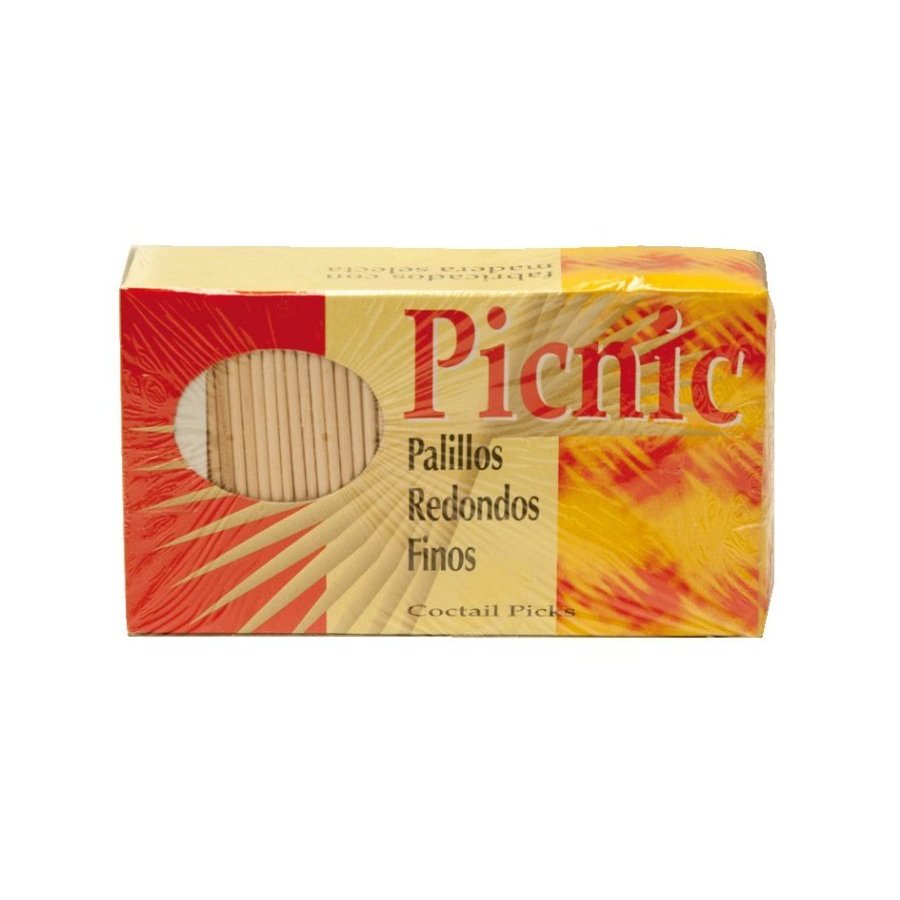 Palillos redondos PICNIC estuche 800 unidades