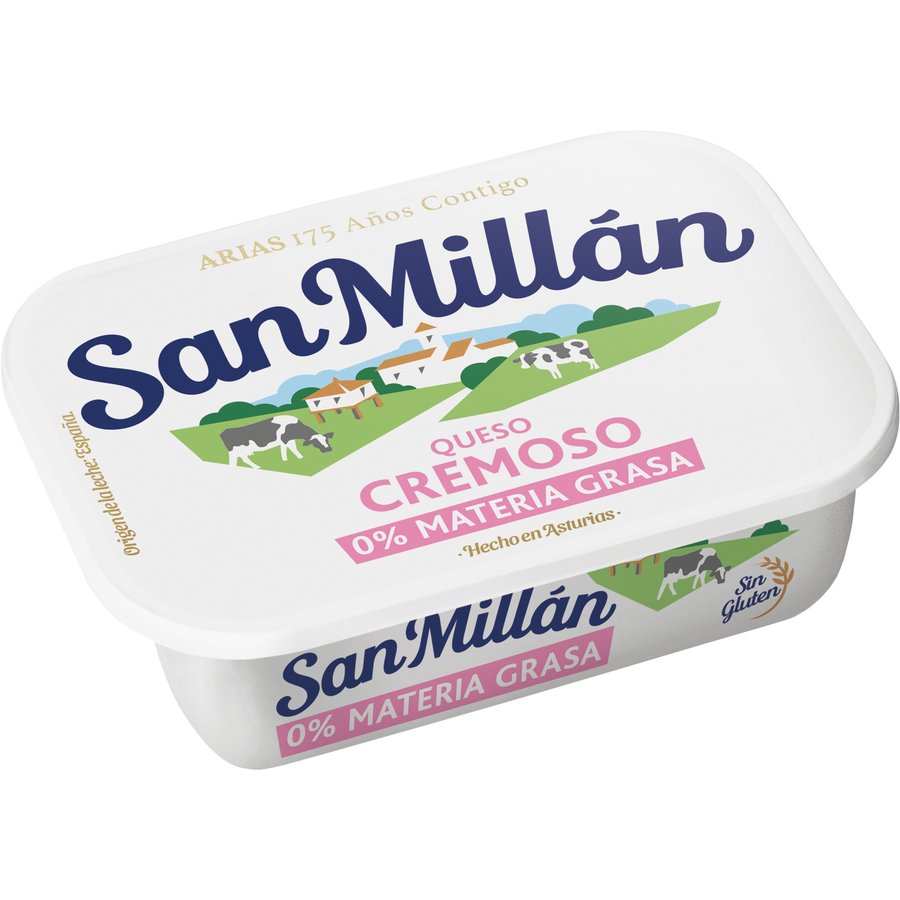 Queso cremoso SAN MILLAN 0% tarrina 175 g