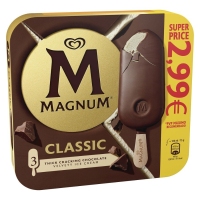 Helado bombón MAGNUM Clásico 3 unidades 225 g