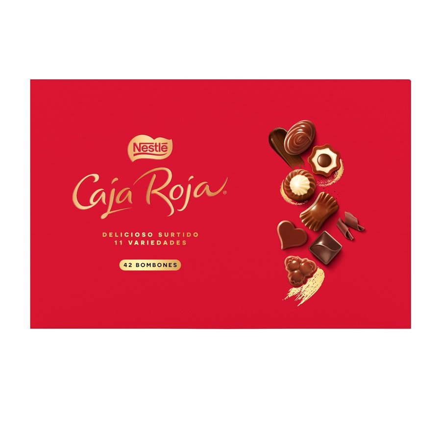 Bombones NESTLE caja roja 42 unidades 398 G