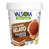 Helado vegetal VALSOIA tiramisú tarrina 300 G
