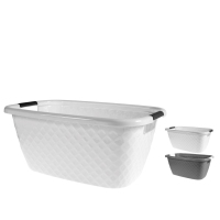 Cesta con asas DIAMOND rectangular 58x38 cm