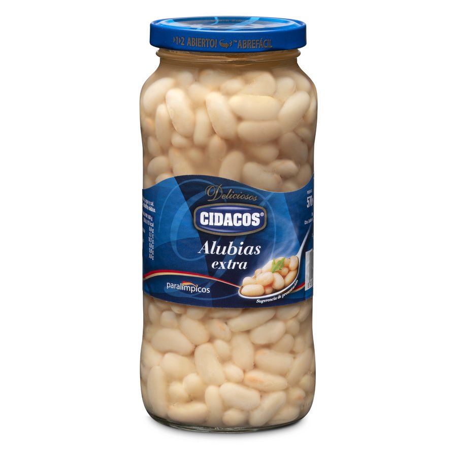 Alubias cocidas CIDACOS tarro 400 g pne.