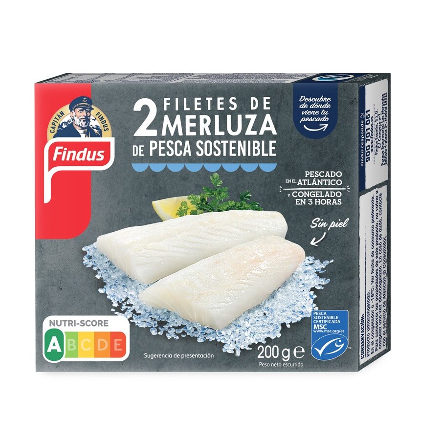 Filetes de merluza FINDUS 2 unidades 200 g