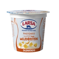 Iogur desnatado LARSA con melocotón 125 g