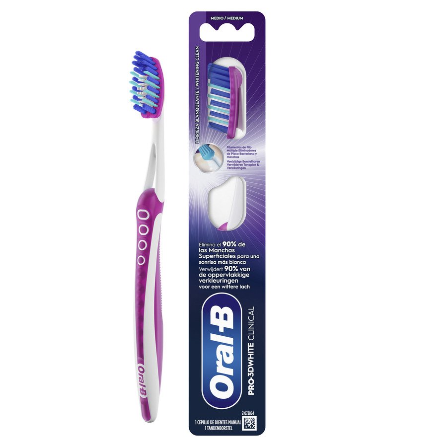 Cepillo dental ORAL-B Pro-3D White Clinical medio