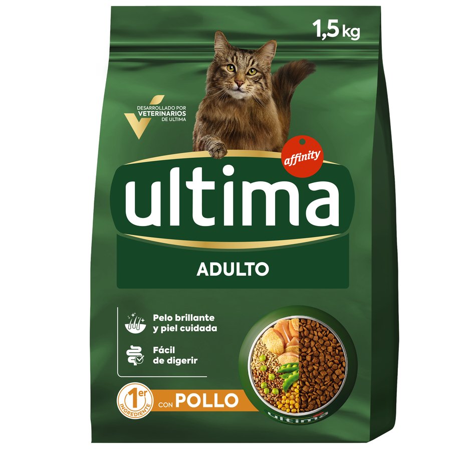 Alimento gato adulto ULTIMA pollo 1,5 kg