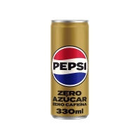 Refresco PEPSI Zero azúcar Zero cafeína lata 33 cl