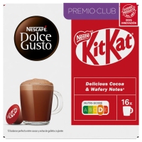 Cacao cápsulas NESCAFÉ DOLCE GUSTO Kit-Kat 16 unidades 256 g