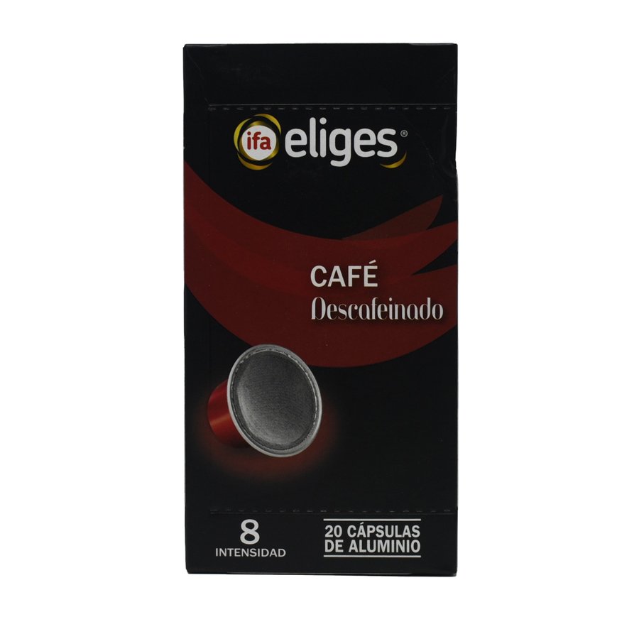 Café cápsulas IFA ELIGES Descafeinado 20 unidades