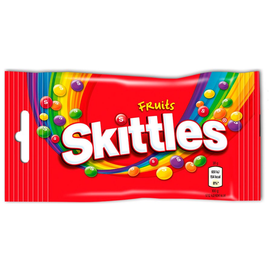 Caramelos SKITTLES frutas 38 g
