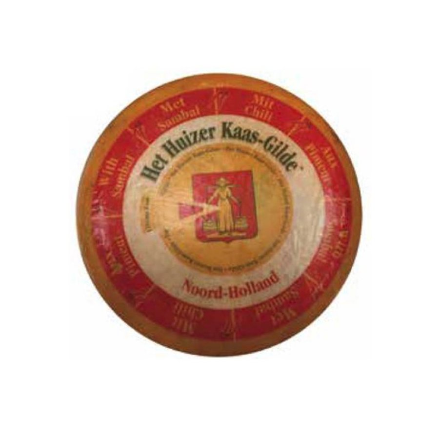 Queso gouda HUIZER chili picante 45% mg kilo