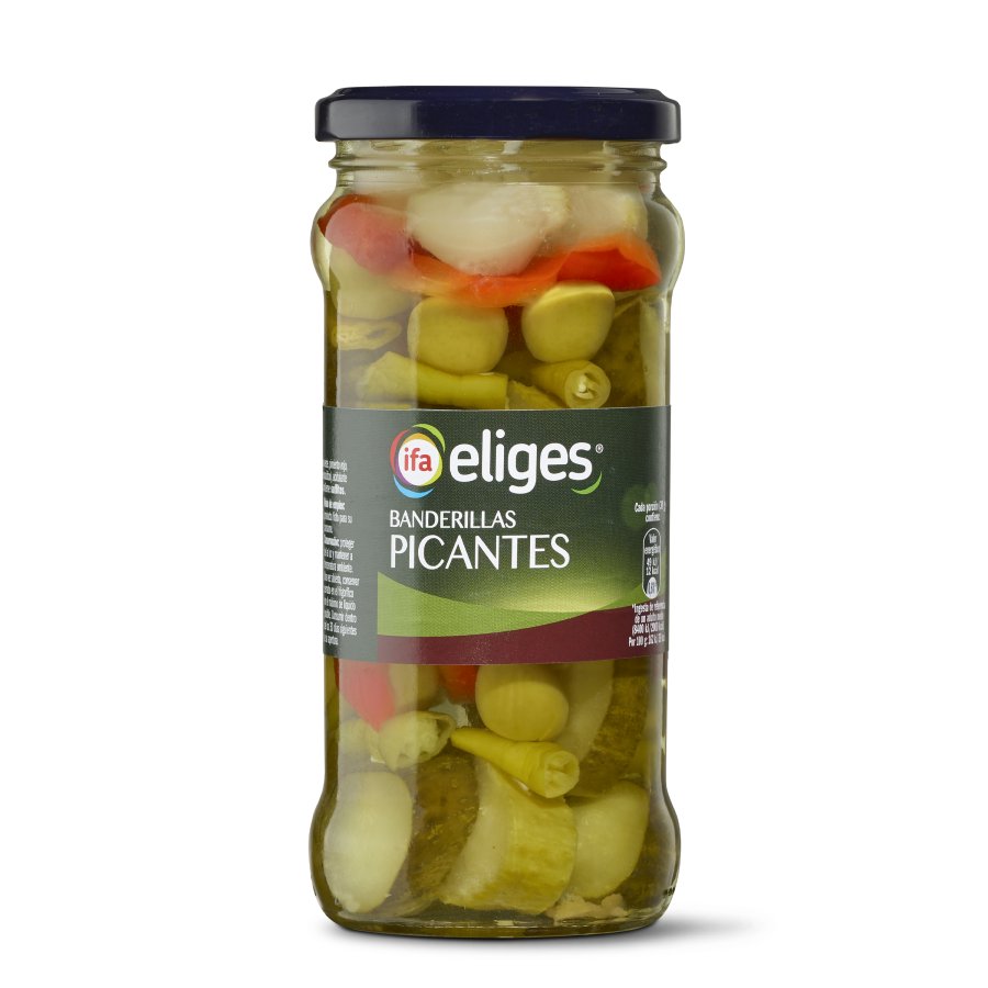 Banderillas IFA ELIGES picantes frasco 150 g pne.