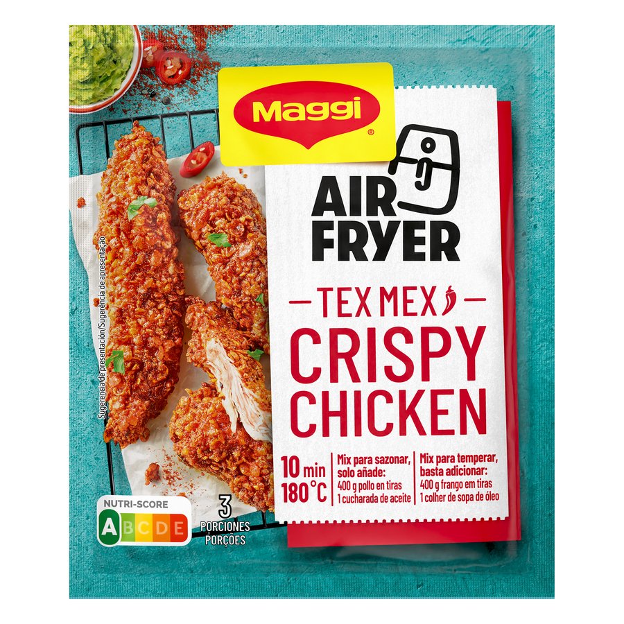 Sazonador air fryer MAGGI Tex Mex Crispy Chicken 66 g
