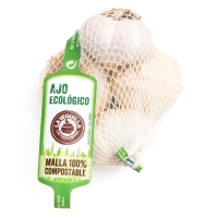 Ajo ecológico calibre 50/62 malla 4 unidades