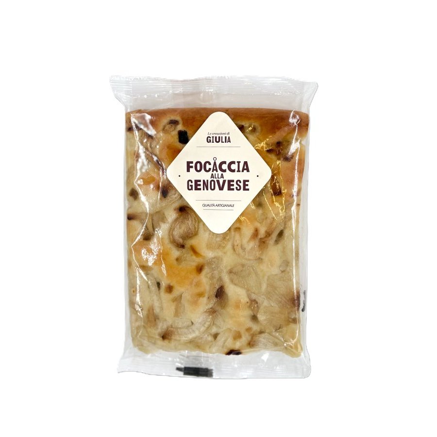 Focaccia a la genovesa GIULIA con cebolla 180 g