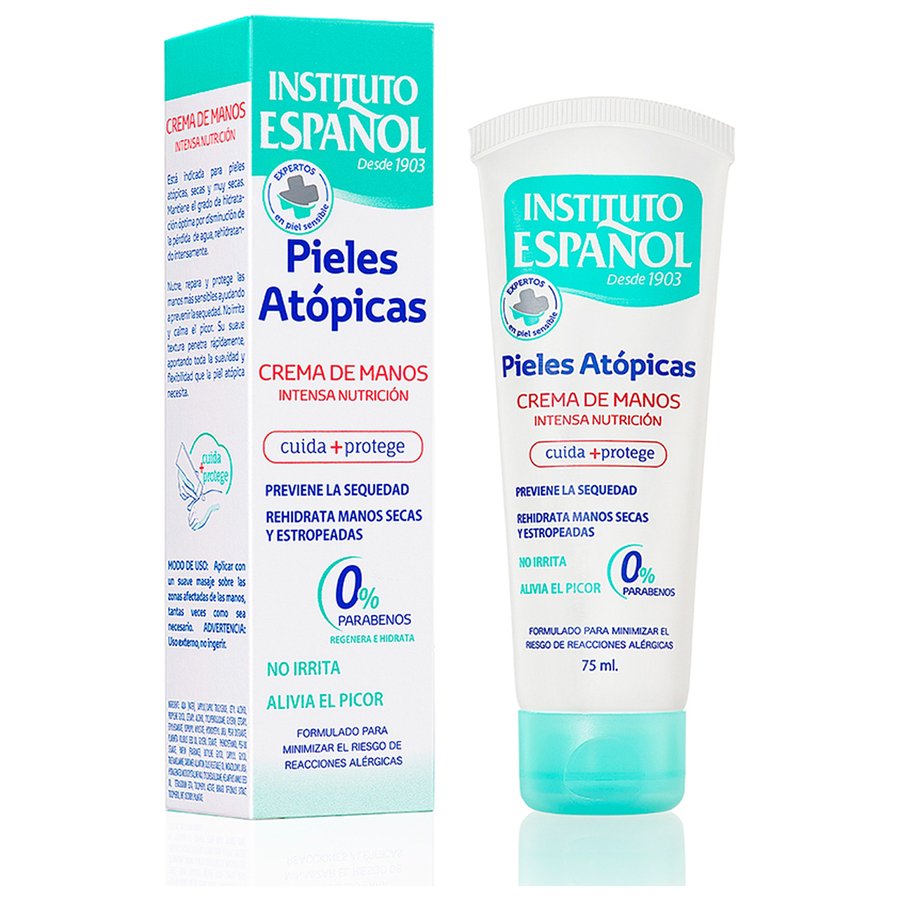 Crema de manos pieles atópicas INSTITUTO ESPAÑOL tubo 75 ml