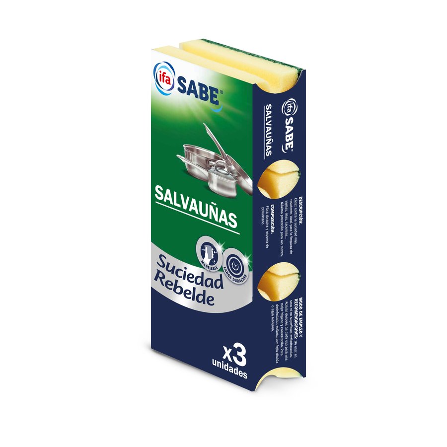 Salvauñas IFA SABE suciedad rebelde 3 unidades