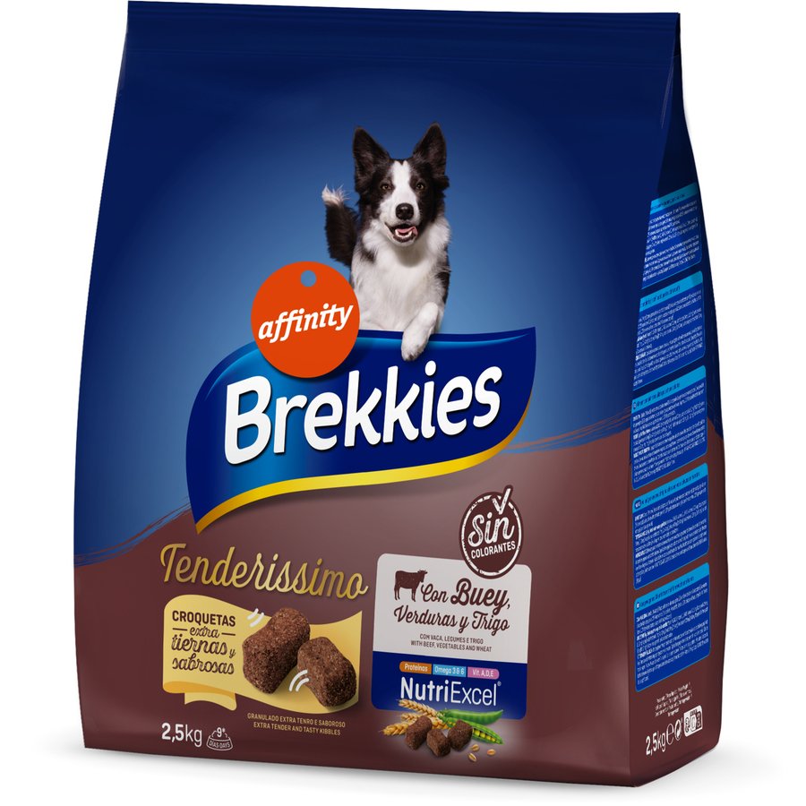Alimento perro BREKKIES tenderissimo buey 2,5 kg