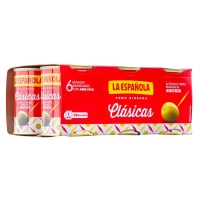Aceituna rellena de anchoa LA ESPAÑOLA pack 6x50 g pne.